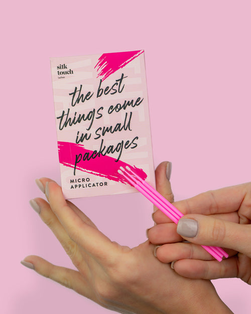 Micro Applicator Pink - 100pcs